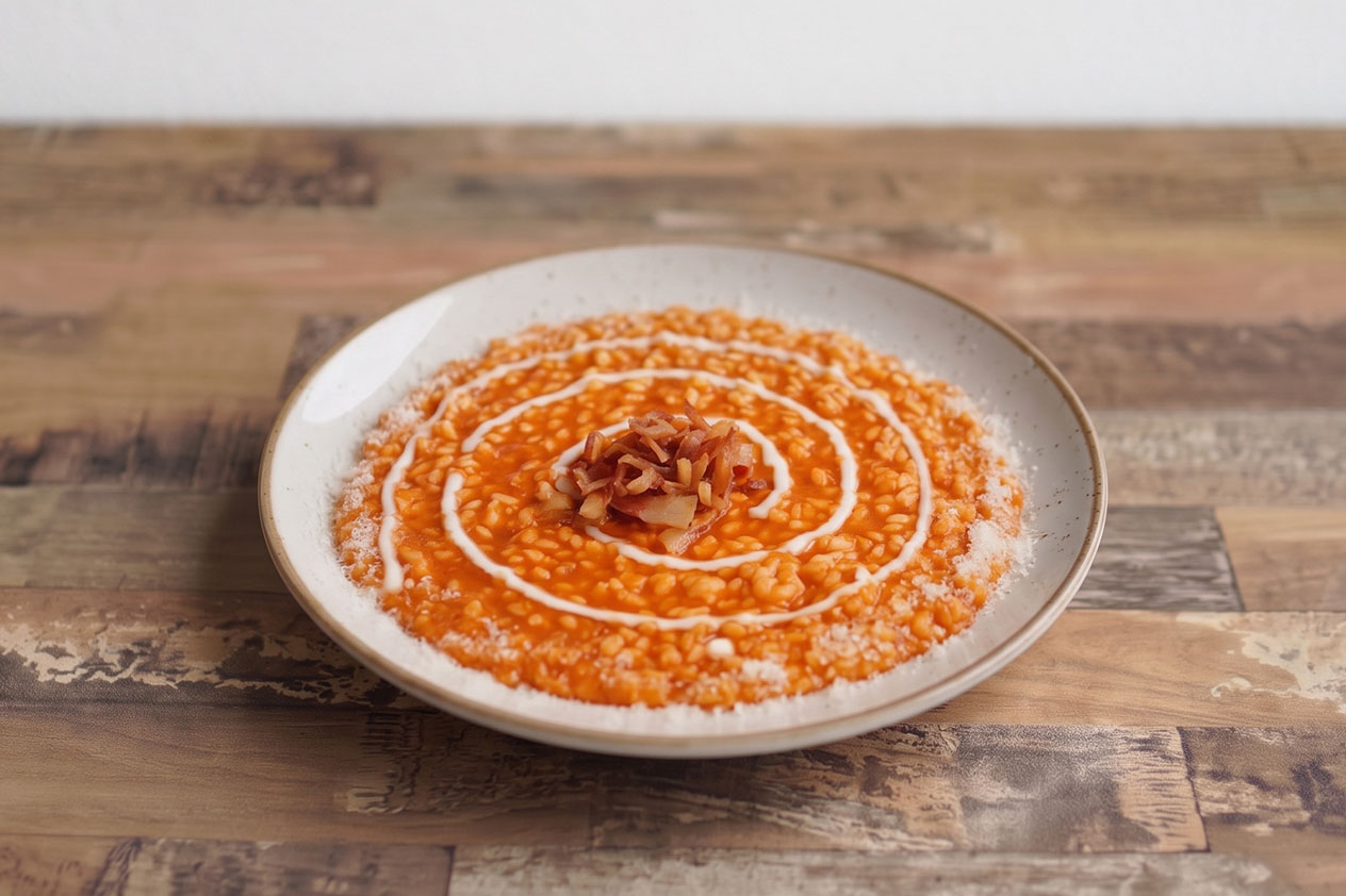 Risotto all'amatriciana